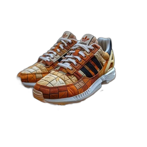 shoes, 3d render, photorealistic, adidas transparent PNG cut-out