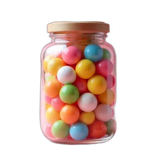 food, 3d render, pastel, colorful transparent PNG cut-out