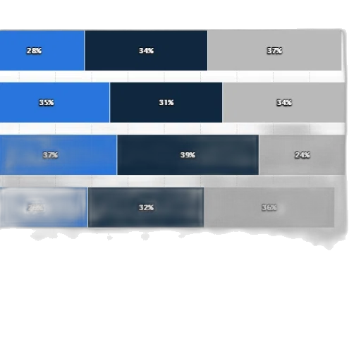3d render, vaporwave, blue, monochrome transparent PNG cut-out