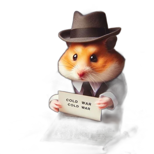 hat, animal, staff, 3d render transparent PNG cut-out