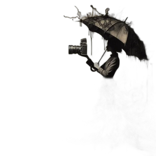 umbrella, weapon, dragon, staff transparent PNG cut-out