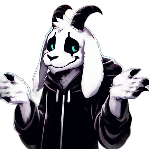 jacket, mask, staff, animal transparent PNG cut-out