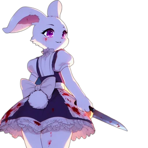 dress, staff, weapon, creature transparent PNG cut-out