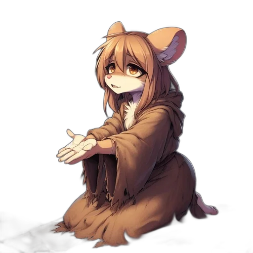 staff, creature, animal, jacket transparent PNG cut-out