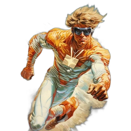 comic book art, concept art, fantasy art, 3d render transparent PNG cut-out