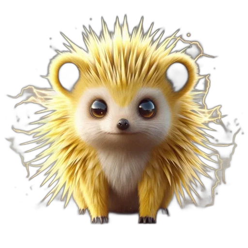 animal, creature, staff, 3d render transparent PNG cut-out
