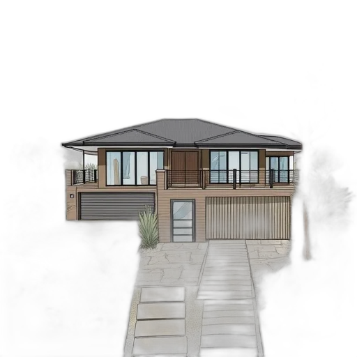 building, 3d render, photorealistic, concept art transparent PNG cut-out