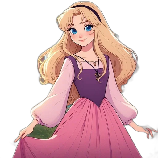 dress, staff, crown, pixel art transparent PNG cut-out