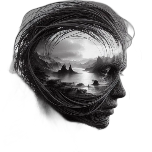 face, hair, mask, crown transparent PNG cut-out