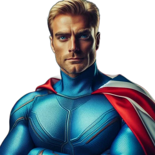face, comic book art, photorealistic, concept art transparent PNG cut-out