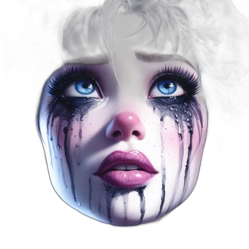face, mask, photorealistic, fantasy art transparent PNG cut-out