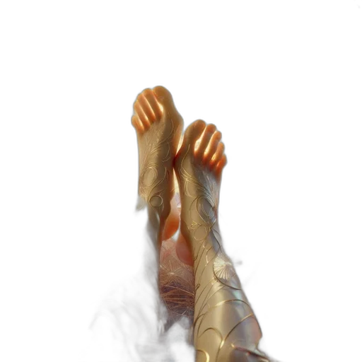 weapon, creature, shoes, staff transparent PNG cut-out