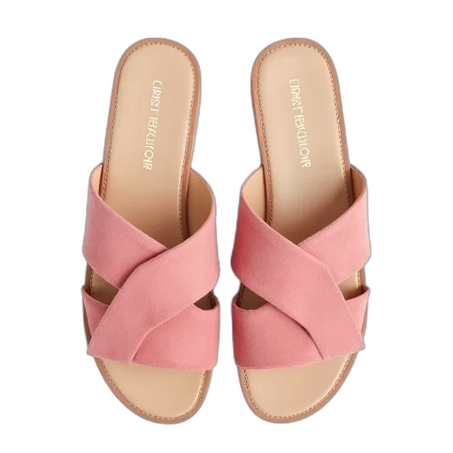 shoes, pastel, pair, pink transparent PNG cut-out