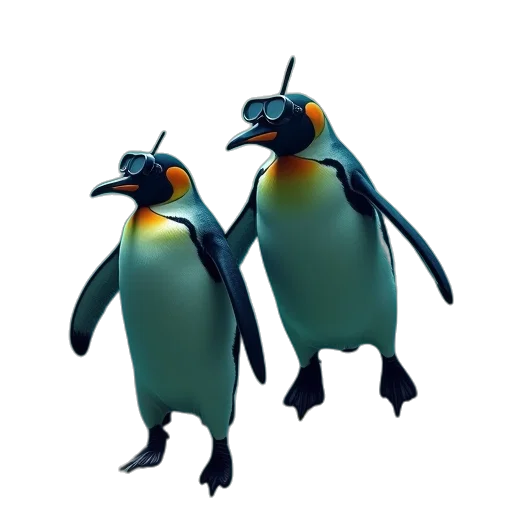 animal, staff, 3d render, concept art transparent PNG cut-out