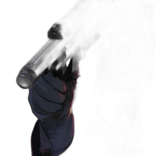 weapon, mask, staff, robot transparent PNG cut-out