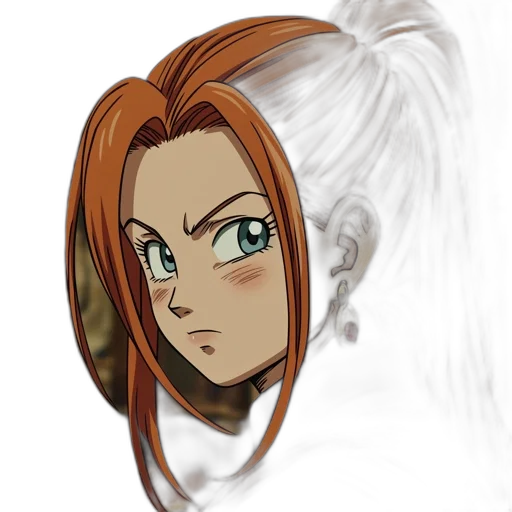 hair, face, mask, staff transparent PNG cut-out
