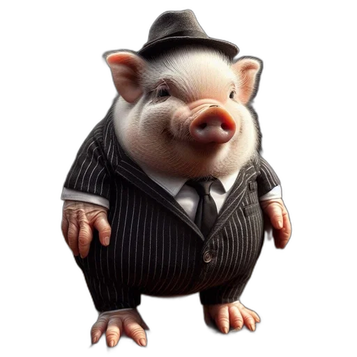 animal, creature, staff, hat transparent PNG cut-out