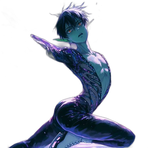 creature, dragon, concept art, vaporwave transparent PNG cut-out