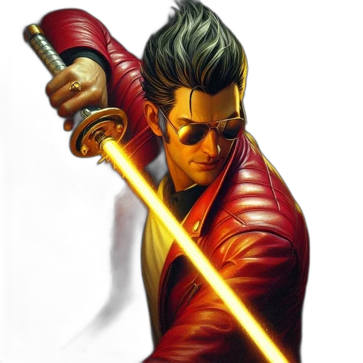staff, sword, jacket, weapon transparent PNG cut-out