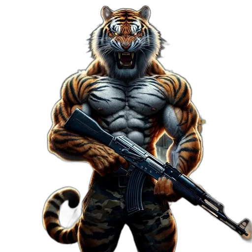 animal, weapon, concept art, comic book art transparent PNG cut-out