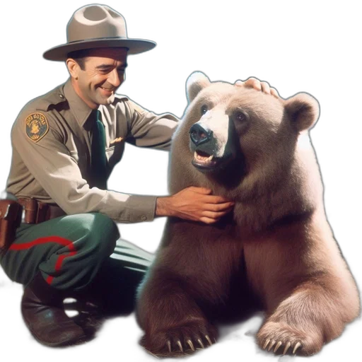 animal, concept art, park, ranger transparent PNG cut-out