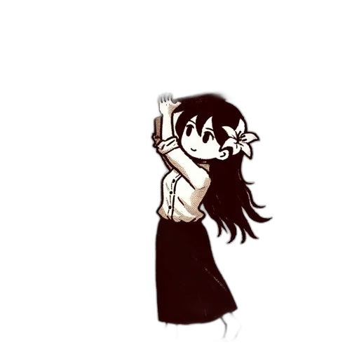dress, staff, weapon, mask transparent PNG cut-out