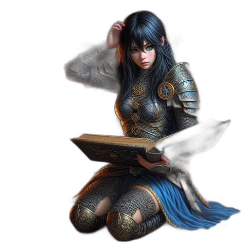 sword, weapon, staff, fantasy art transparent PNG cut-out
