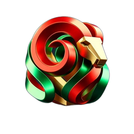 jewelry, 3d render, sculpture, design transparent PNG cut-out
