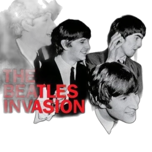 beatles, invasion, book, cover transparent PNG cut-out