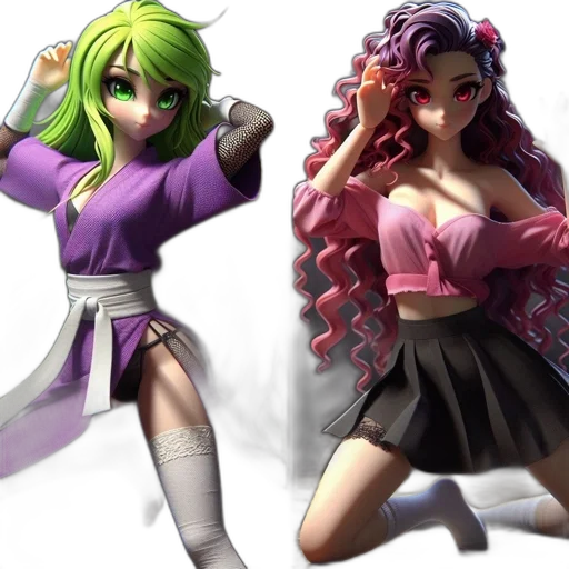 concept art, 3d render, anime, fantasy art transparent PNG cut-out