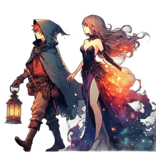 dress, concept art, fantasy art, pixel art transparent PNG cut-out