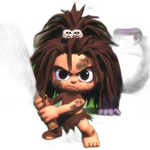 animal, creature, hair, mask transparent PNG cut-out