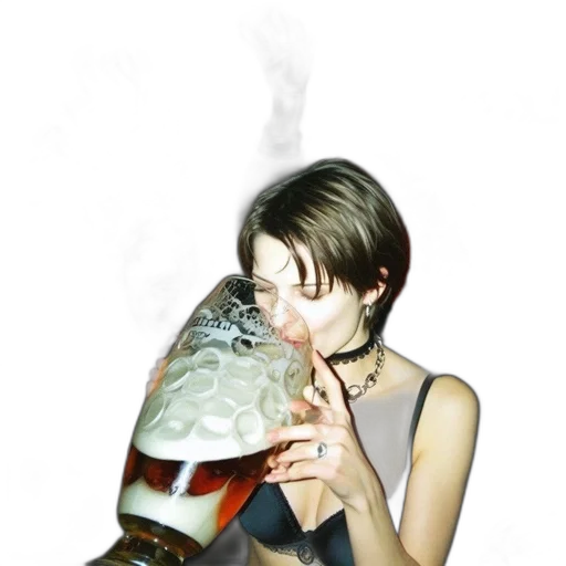 mask, bottle, face, dress transparent PNG cut-out