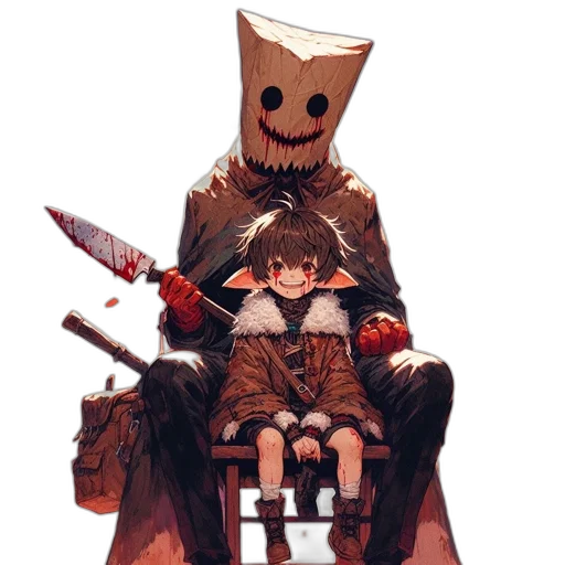 mask, weapon, staff, robot transparent PNG cut-out
