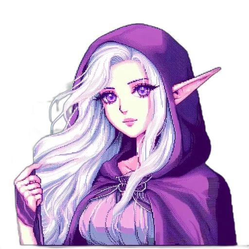 dragon, staff, fantasy art, pixel art transparent PNG cut-out