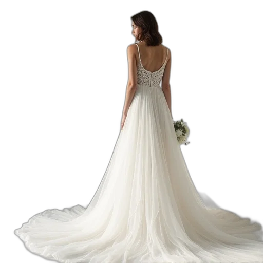dress, theia, white transparent PNG cut-out