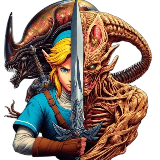 dragon, sword, concept art, fantasy art transparent PNG cut-out