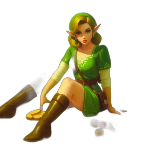 dress, staff, concept art, pixel art transparent PNG cut-out