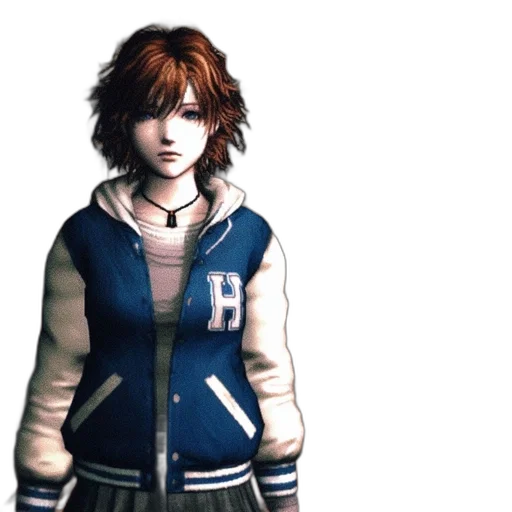 jacket, staff, concept art, 3d render transparent PNG cut-out
