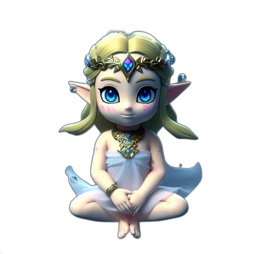 crown, staff, jewelry, creature transparent PNG cut-out