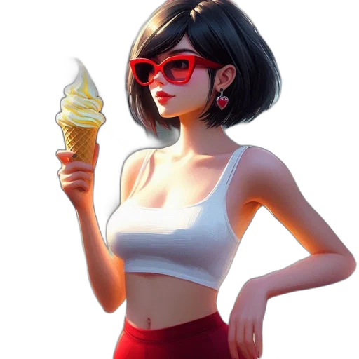 food, staff, concept art, 3d render transparent PNG cut-out