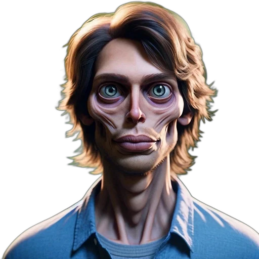 face, mask, creature, robot transparent PNG cut-out
