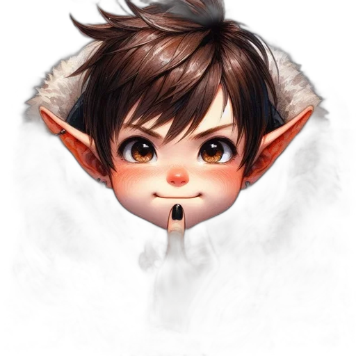 face, staff, mask, creature transparent PNG cut-out