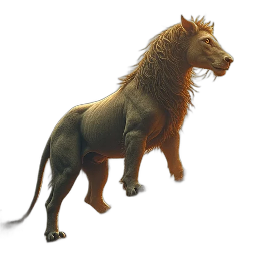 animal, creature, dragon, staff transparent PNG cut-out
