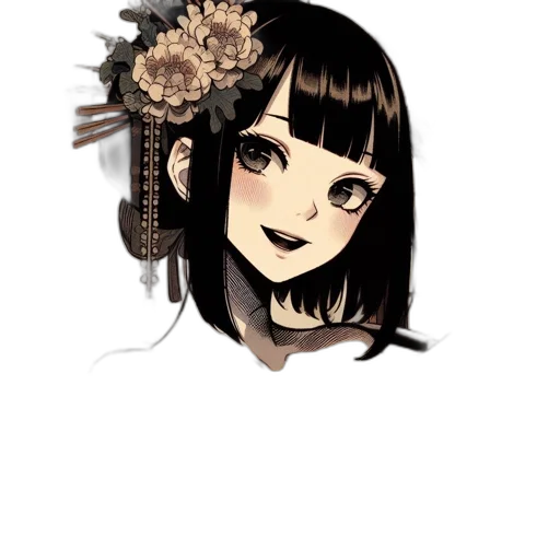 flower, crown, face, mask transparent PNG cut-out