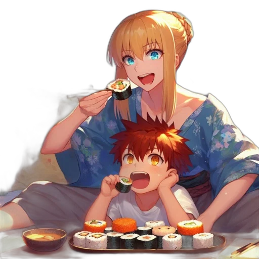 food, anime, pixel art, concept art transparent PNG cut-out