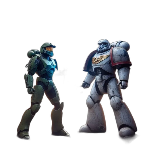 robot, concept art, 3d render, pixel art transparent PNG cut-out