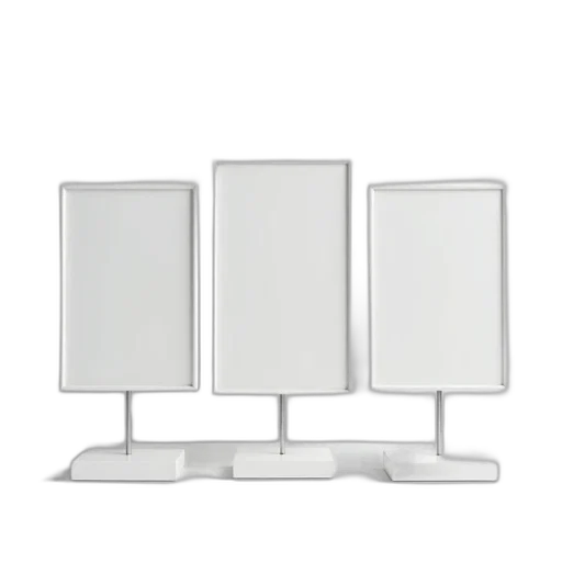 furniture, 3d render, three, identical transparent PNG cut-out
