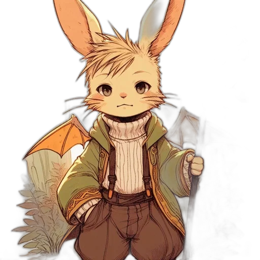 jacket, staff, animal, dragon transparent PNG cut-out