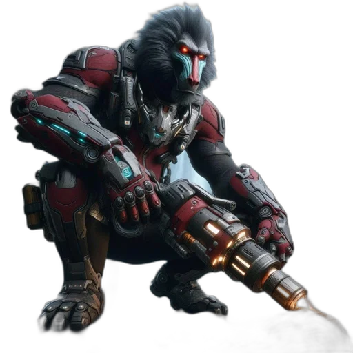 robot, weapon, creature, animal transparent PNG cut-out